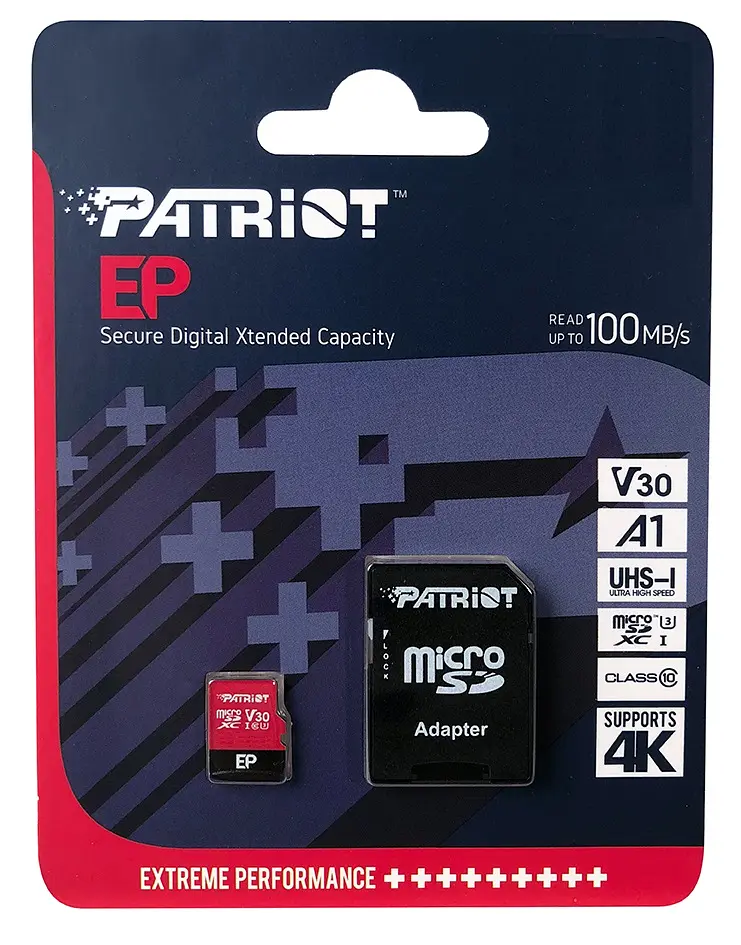 Карта пам`ятi MicroSDXC 1TB UHS-I/U3 Class 10 Patriot EP A1 R90/W80MB/s + SD-adapter (PEF1TBEP31MCX) - фото 3