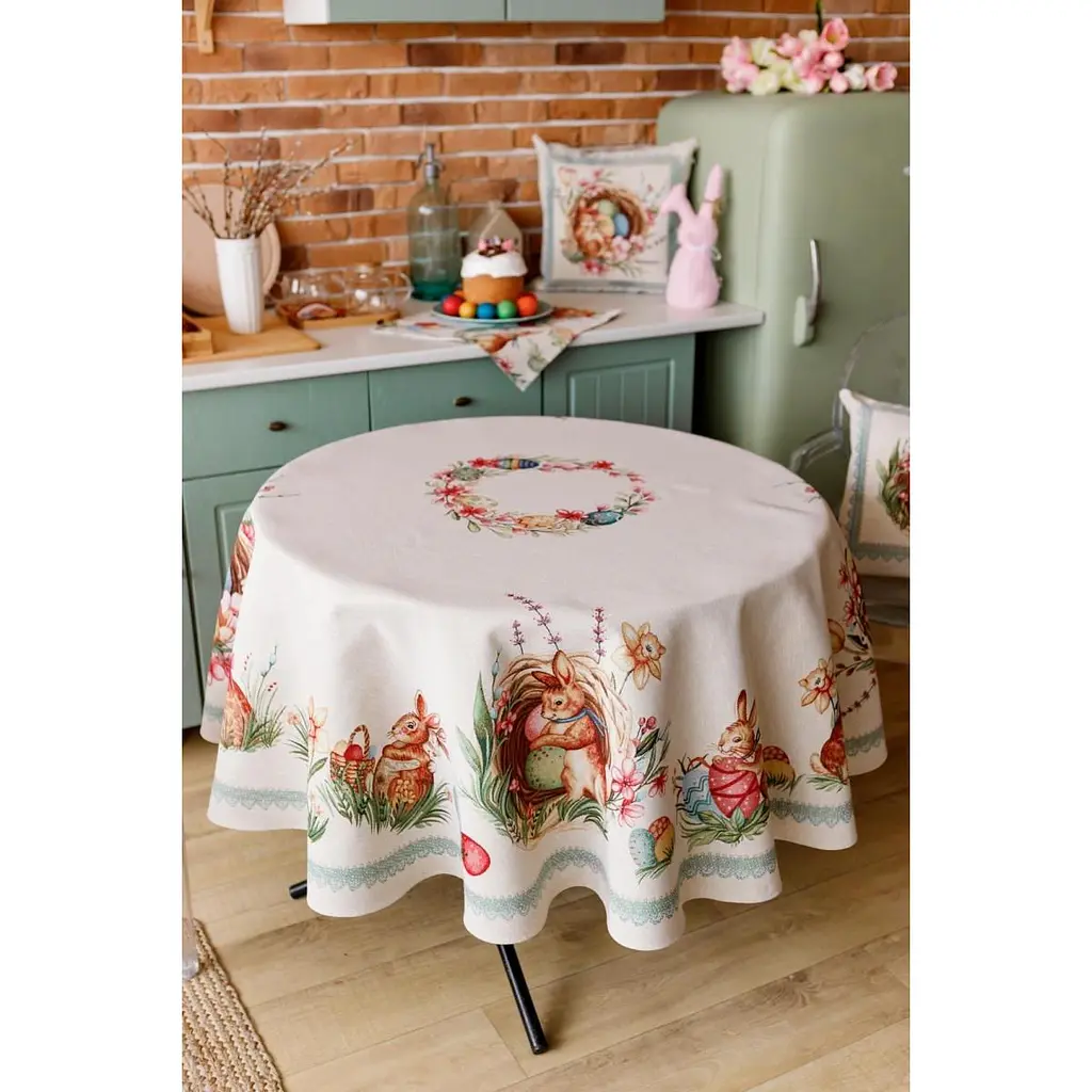 Скатертина Прованс Злагода овальна 240х135 см (34187) - фото 3