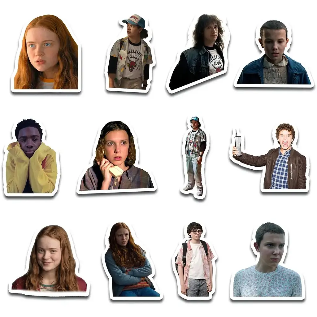 Стікерпак набір наклейок G-Toys Stranger Things 45 шт. (SP ST 01) - фото 5