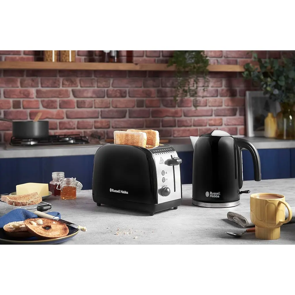Тостер Russell Hobbs Colours Plus 1600 Вт чорний (26550-56) - фото 10