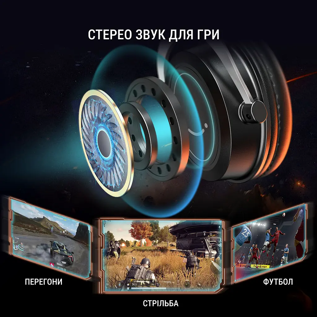Навушники Fifine RGB чорні (H3) - фото 12