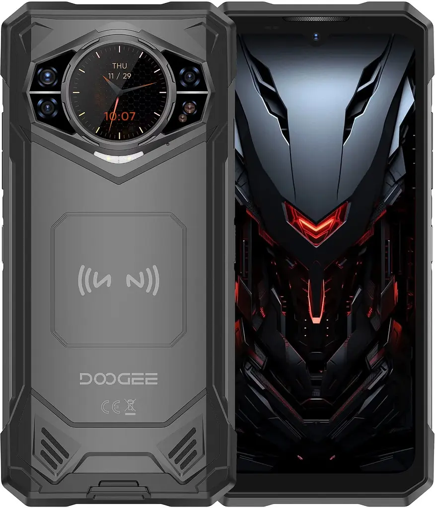 Смартфон DOOGEE S200X VIP Edition 5G 12/512GB Black Samurai Навушники - фото 4