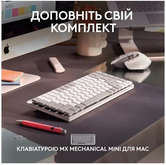 Комп'ютерна миша Logitech MX Master 3S For Mac Performance Wireless Pale Grey 910-006572 teh0022085 - фото 9