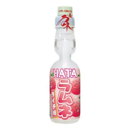 Японський газований напій з кулькою Ramune Litchi 200 мл