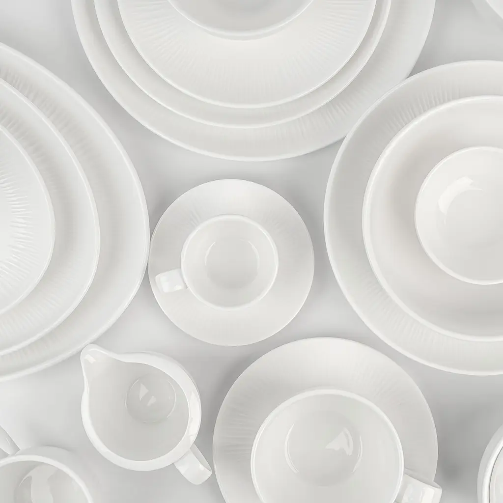 Блюдце МВМ My Home Промінь 11.5 см біле (KP-117 WHITE) - фото 11