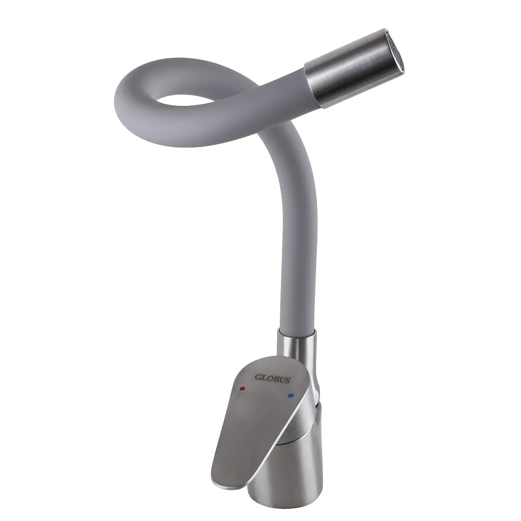 Змішувач для кухні Globus Lux Main SM-203SG Сірий - фото 5