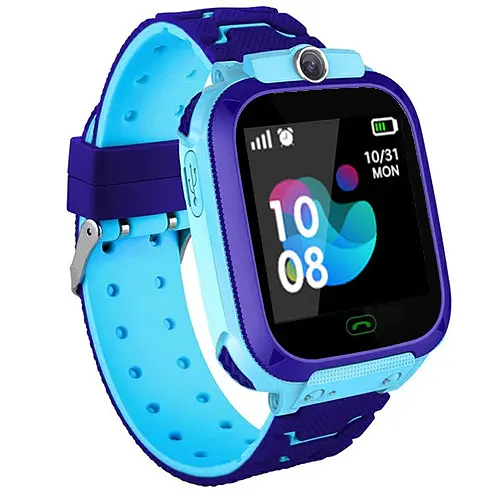 Дитячий смарт-годинник c GPS Smart baby watch TD07S + камера Блакитний + карта пам'яті micro KINGSTON 16Gb