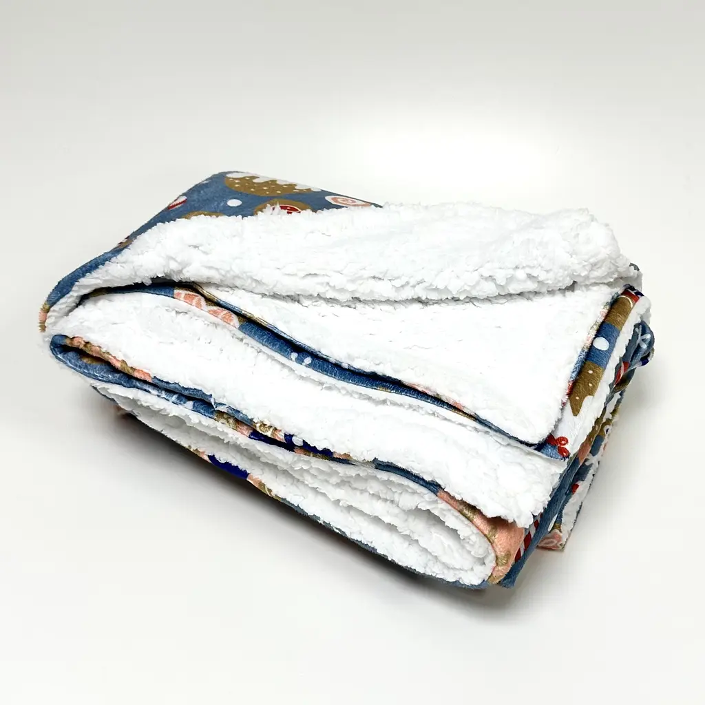 Ковдра для тварин Derby Sherpa Blanket Синій 100х150 см - фото 2