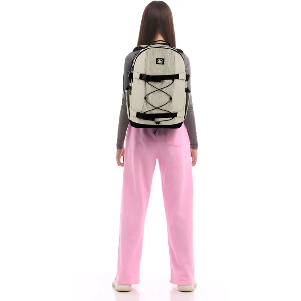 Рюкзак GoPack Education Teens 186 бежевый (GO25-186L-4) - фото 14