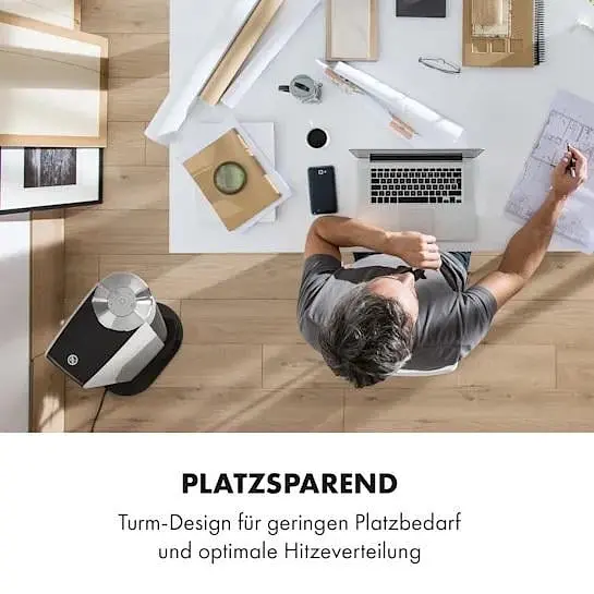 Тепловентилятор колонний Klarstein Hightower heat deluxe до 20 м² (10032777) - фото 7