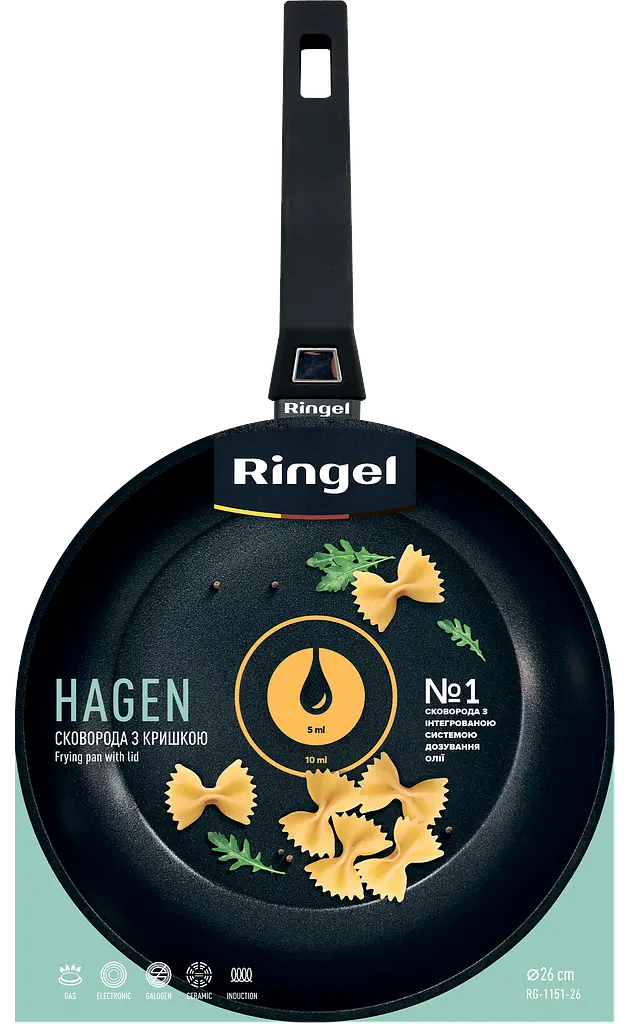 Сковорода Ringel Hagen 26 см kuh0016728 - фото 3