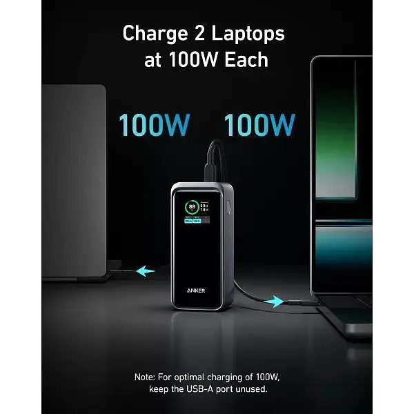 Зовнішній акумулятор (павербанк) Anker Prime 20000mAh 200W (A1336011) - фото 5
