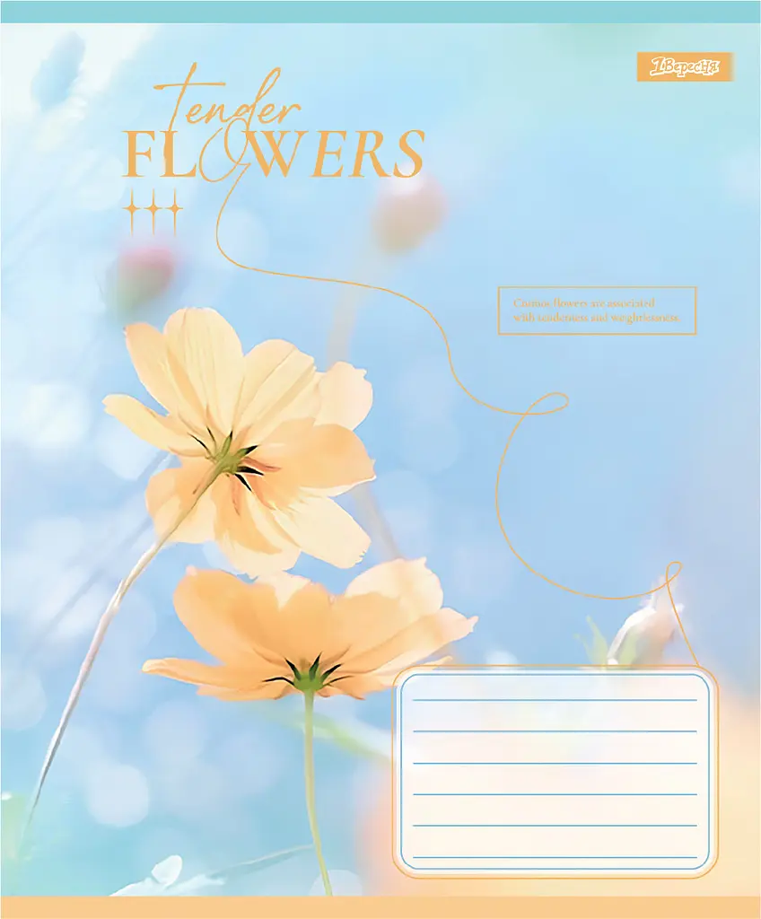 Упаковка зашитів 1В Tender Flowers учнівський загальний 10 шт./48 лін. (768081) - фото 4