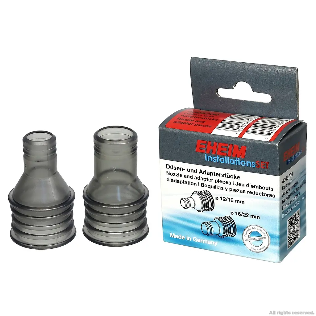 Сопло/перехідник Eheim nozzle/adapter pieces 12/16 мм, 16/22 мм для InstallationsSET 1+2 (4009700) - фото 2