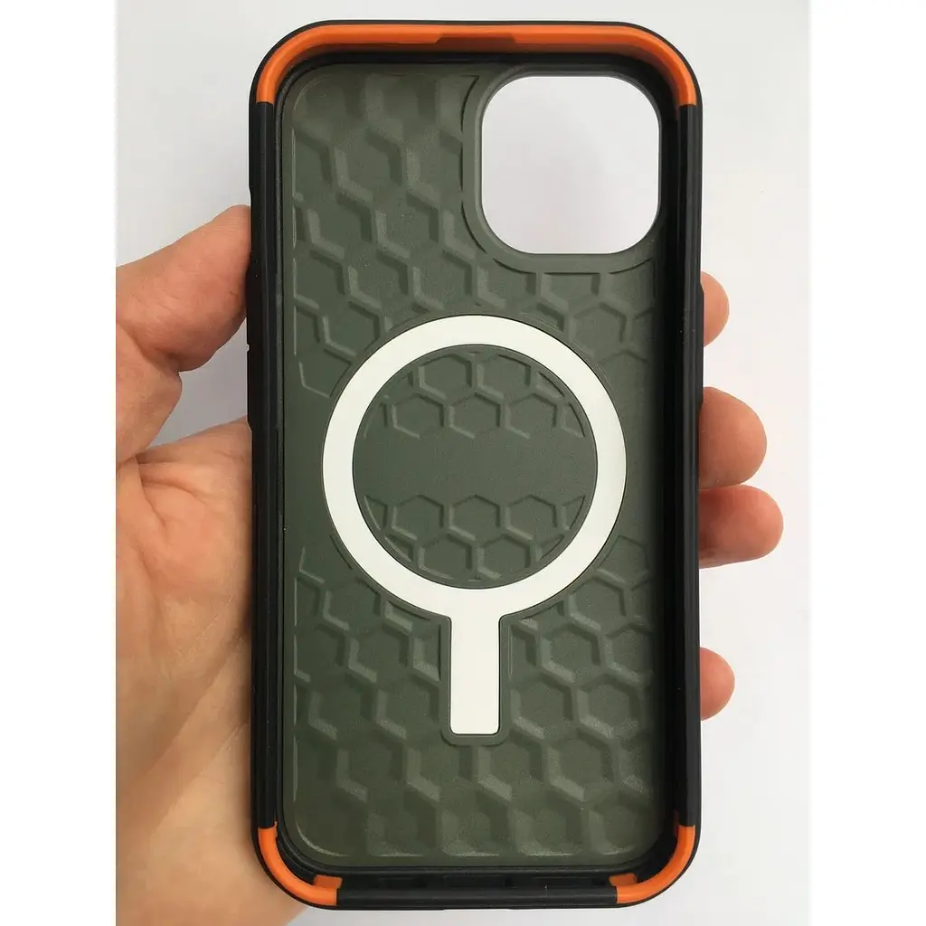 Оригінальний протиударний чохол UAG Civilian MagSafe для iPhone 13 / iPhone 14 Olive Drab  (114036117272) - фото 3