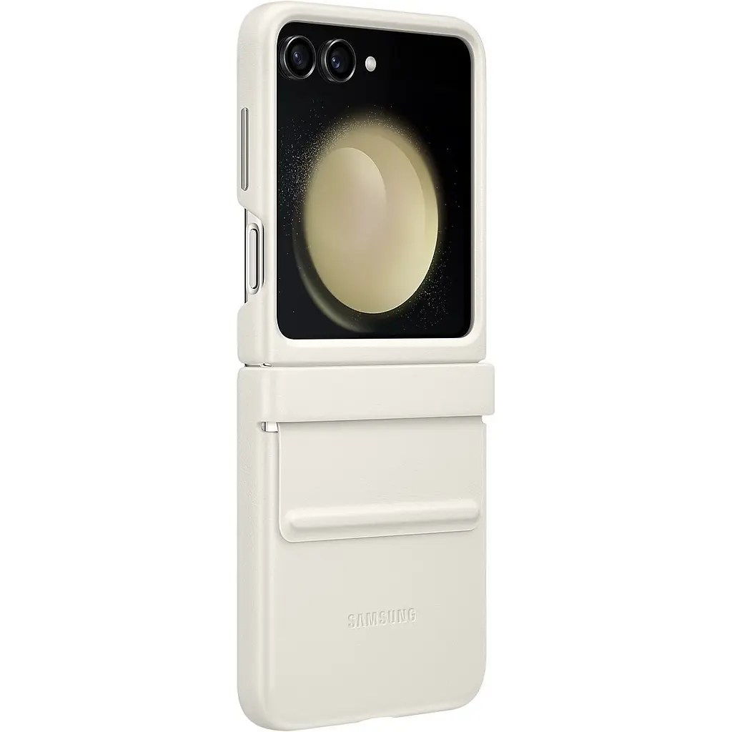 Чохол-накладка Samsung Flap Eco-Leather Cover для Samsung Galaxy Flip 5 SM-F731 Cream (EF-VF731PUEGUA) - фото 4