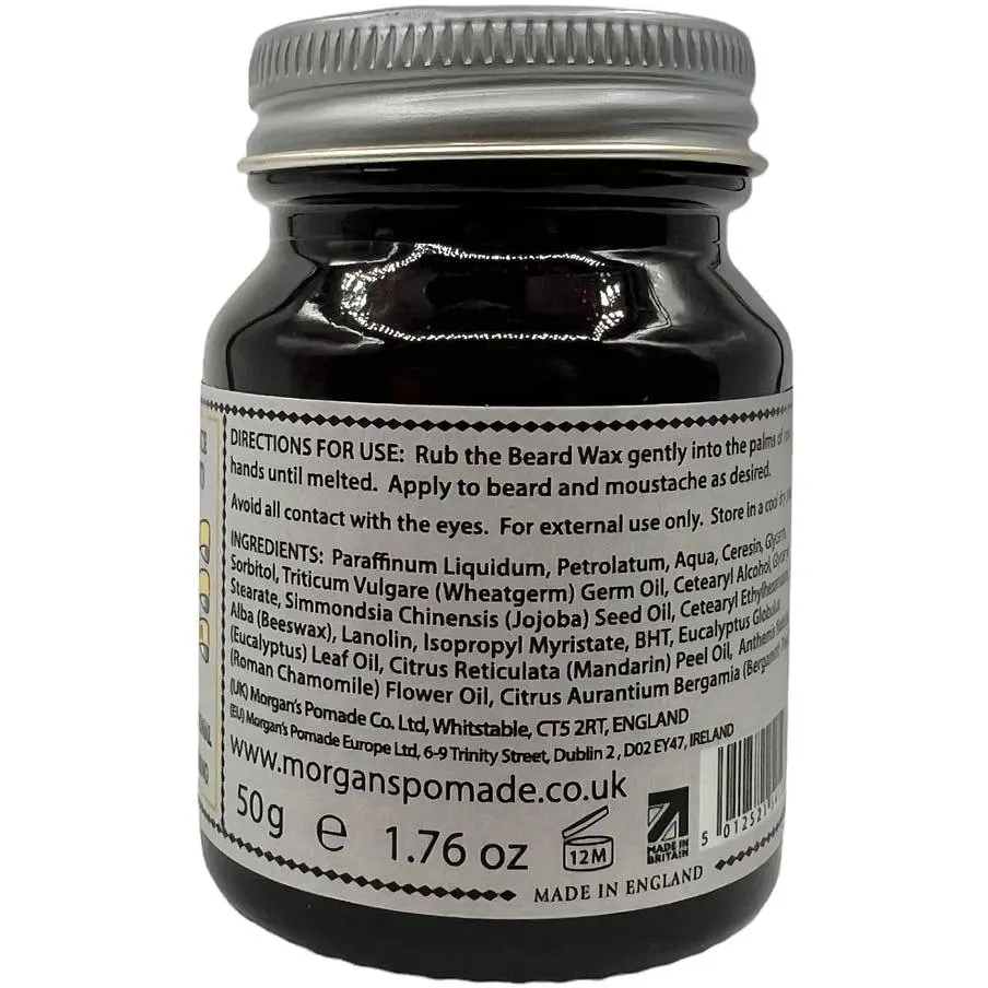 Віск для бороди та вус Morgan's Beard & Moustache Wax 50 г - фото 3