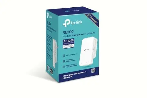 Точка доступу-підсилювач RE300 Wi-Fi 802.11 a/ac/g/n, 300Mb, 2 внутрішні антени TP-Link teh0027650 - фото 4