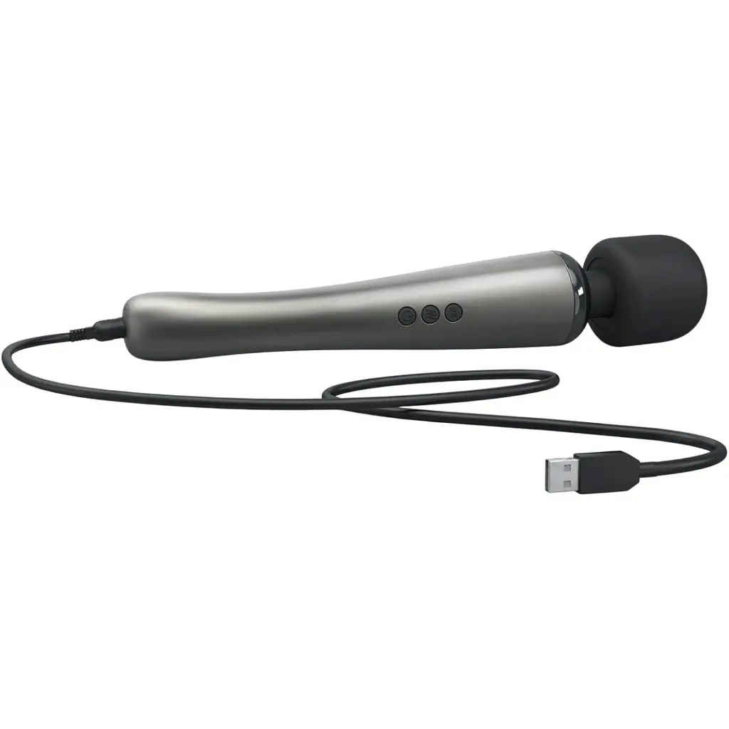Вібратор Marc Dorcel Megawand Chrome Silver (SO5529) [168733] - фото 4