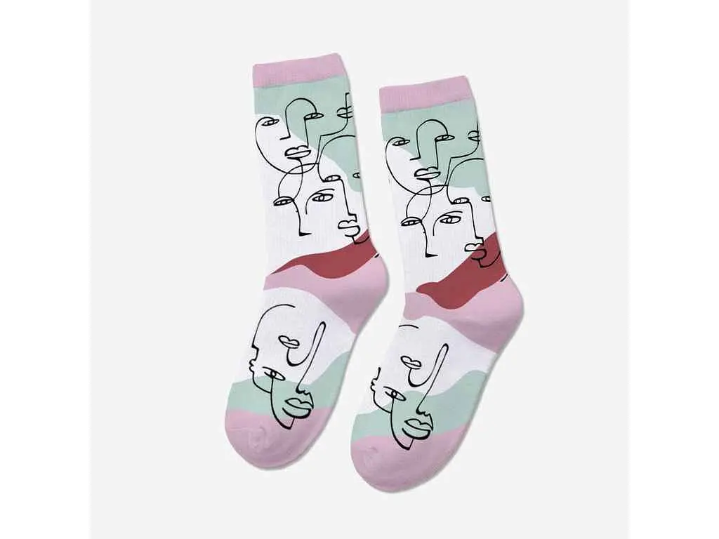 Шкарпетки SUPER SOCKS S188 Пікассо подарунковий набір жін арт.009/к р.36-40 4пар - фото 4