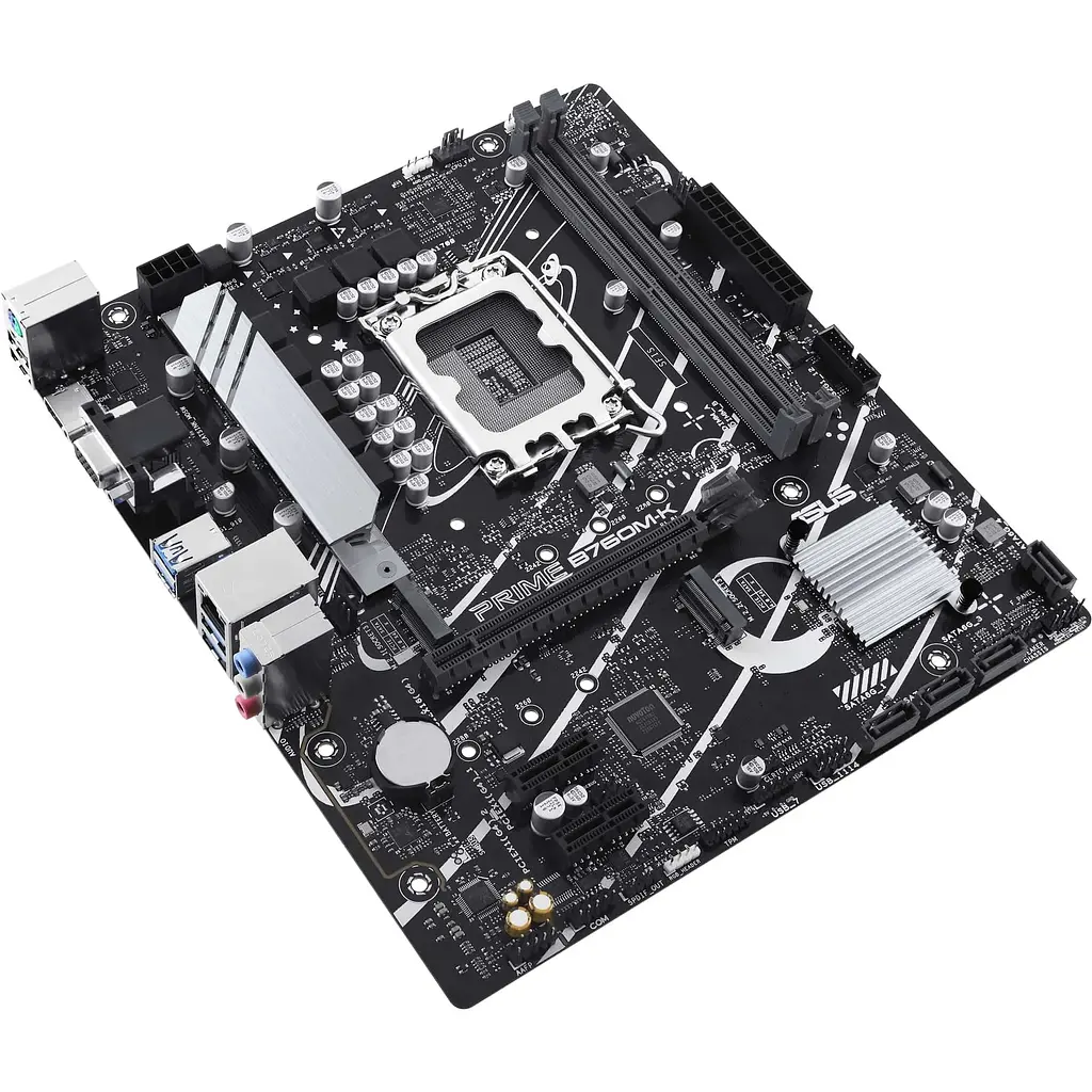 Материнська плата Asus Prime B760M-K s1700 B760 2xDDR5 M.2 HDMI D-Sub mATX - фото 4