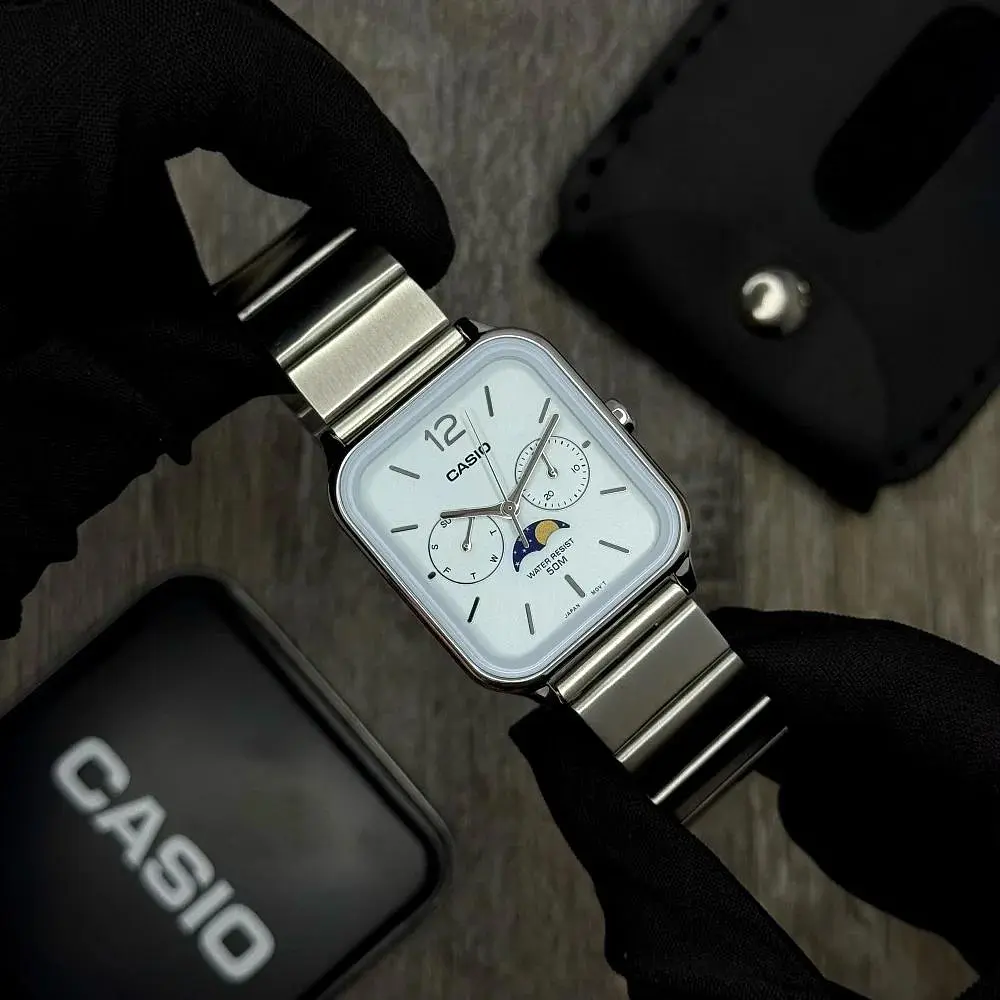 Чоловічий годинник Casio MTP-M305D-2A Сріблястий ( AT1141-0320 ) - фото 3