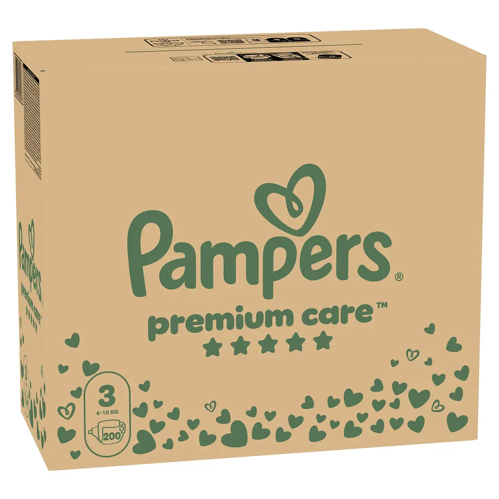 Підгузки Pampers Premium Care Midi Розмір 3 (6-10 кг) 200 шт (8006540855898) - фото 2