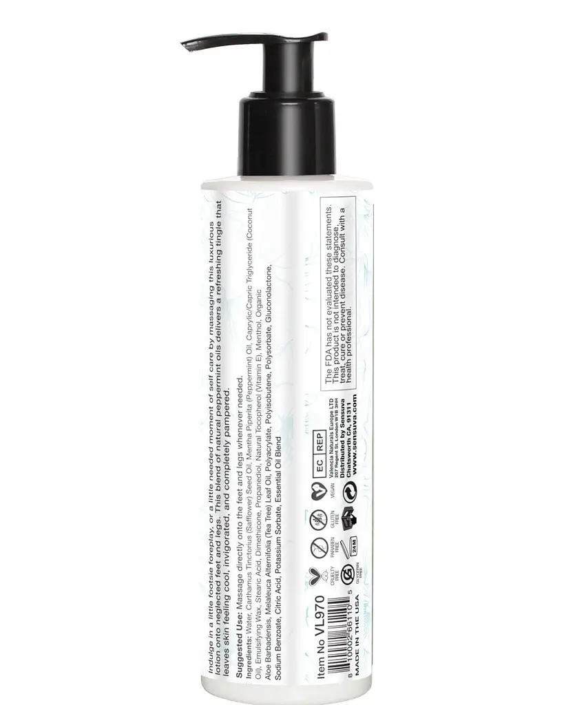 Лосьйон для масажу ніг та ступень Sensuva ELXYR Massage Lotion Peppermint, 236 мл - фото 2