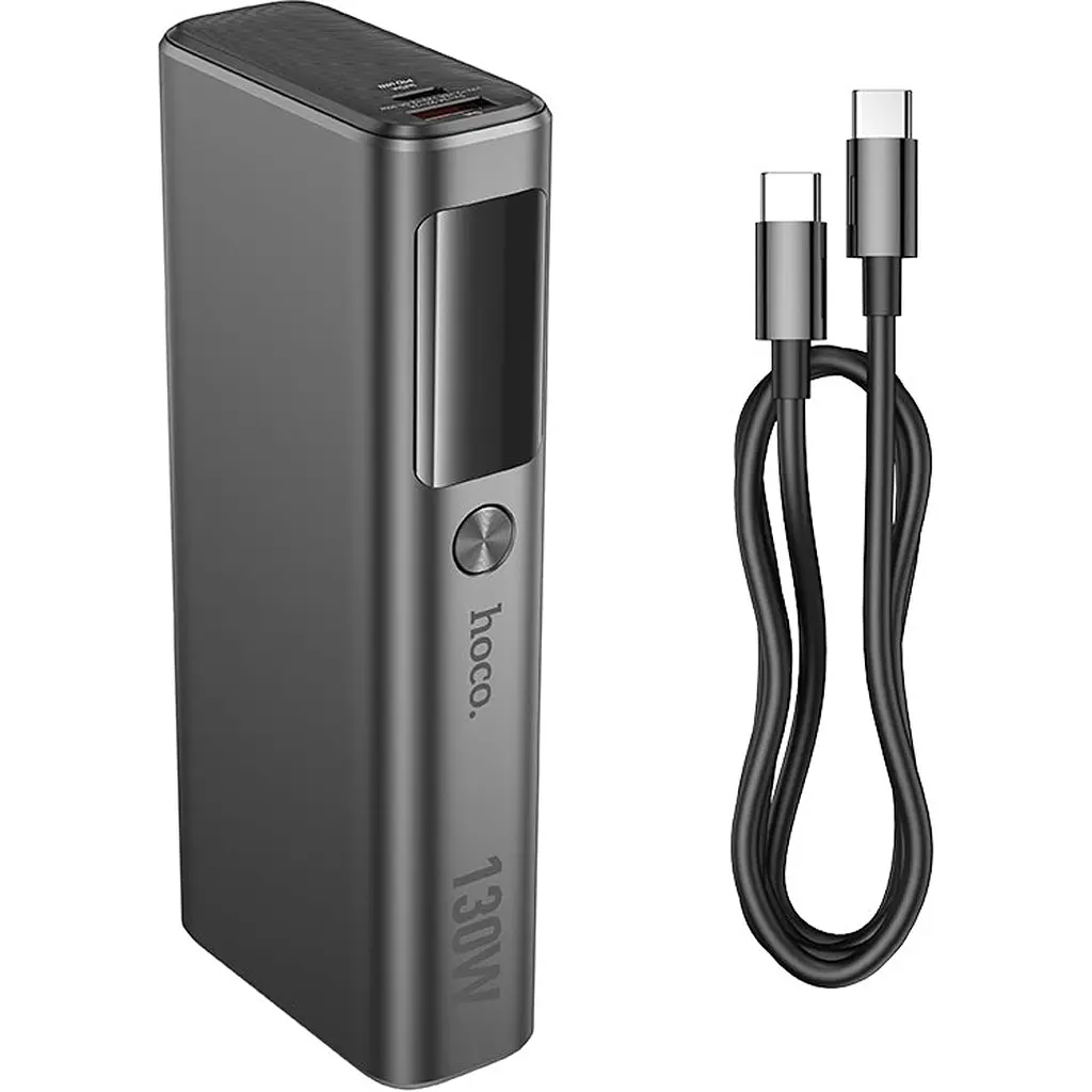 Зовнішній акумулятор Hoco Electric 20000mAh 130W Q17B Grey [122836] - фото 6