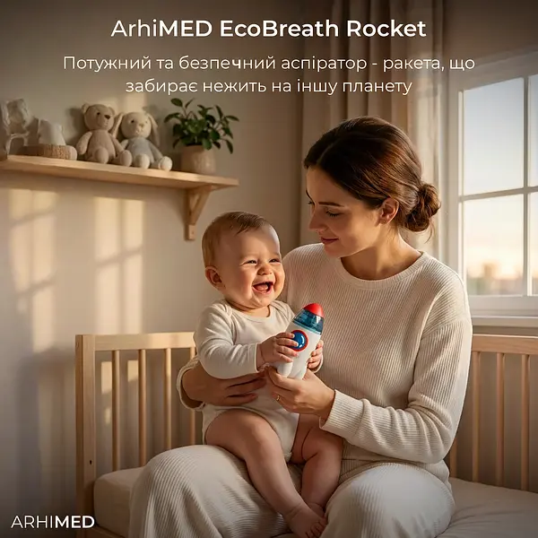 Аспіратор електронний назальний ArhiMED EcoBreath Rocket - фото 2
