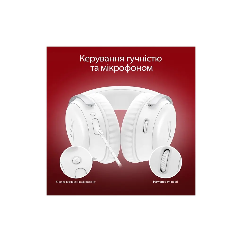 Навушники HyperX Cloud III White (BS7C1AA) - фото 9