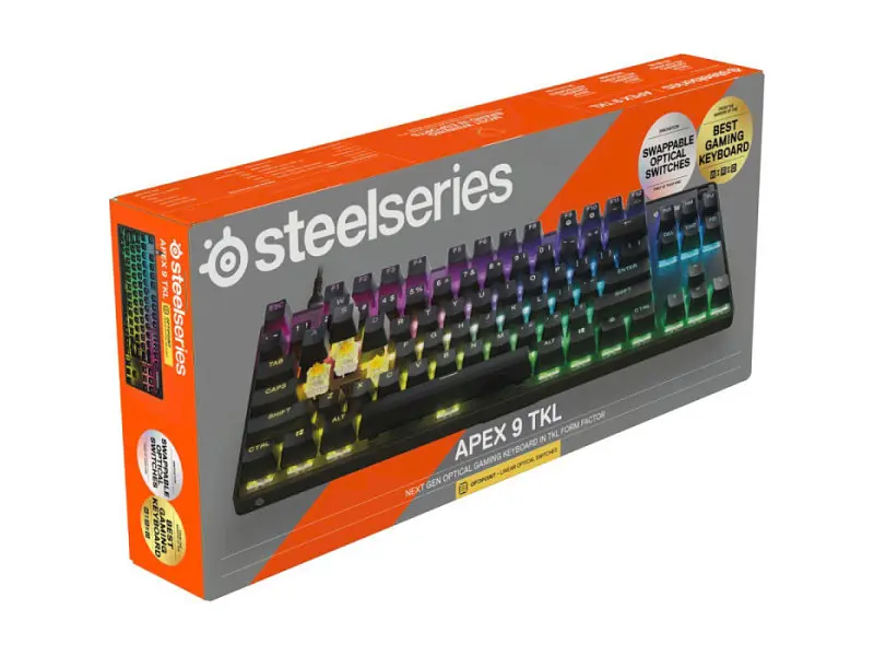 Клавіатура SteelSeries APEX 9 TKL (64847) - фото 6