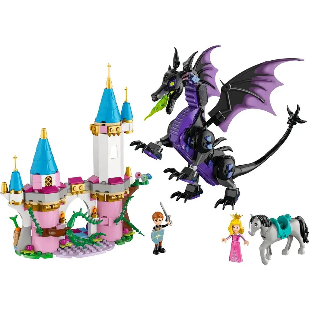 Конструктор LEGO Disney Princess Драконяча форма Малефісенти 583 деталі (43240) - фото 3