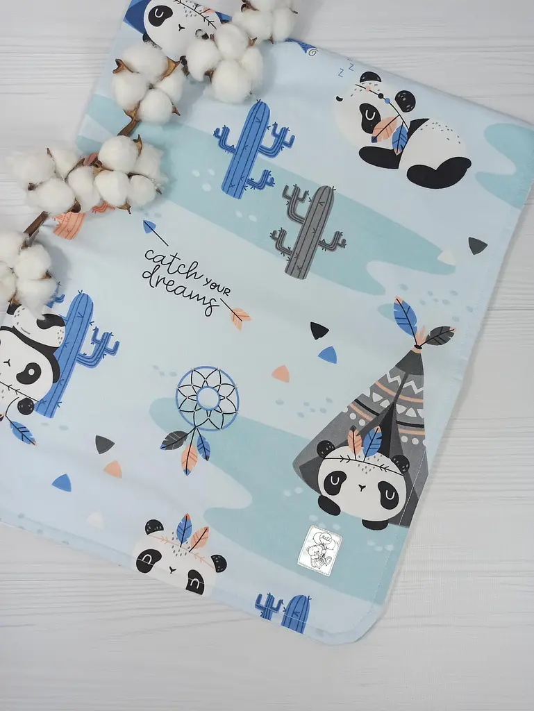Букет з пелюшок для немовлят A.L.Babybox Панда індіанець 2 16 од. (BU 26527024) - фото 7