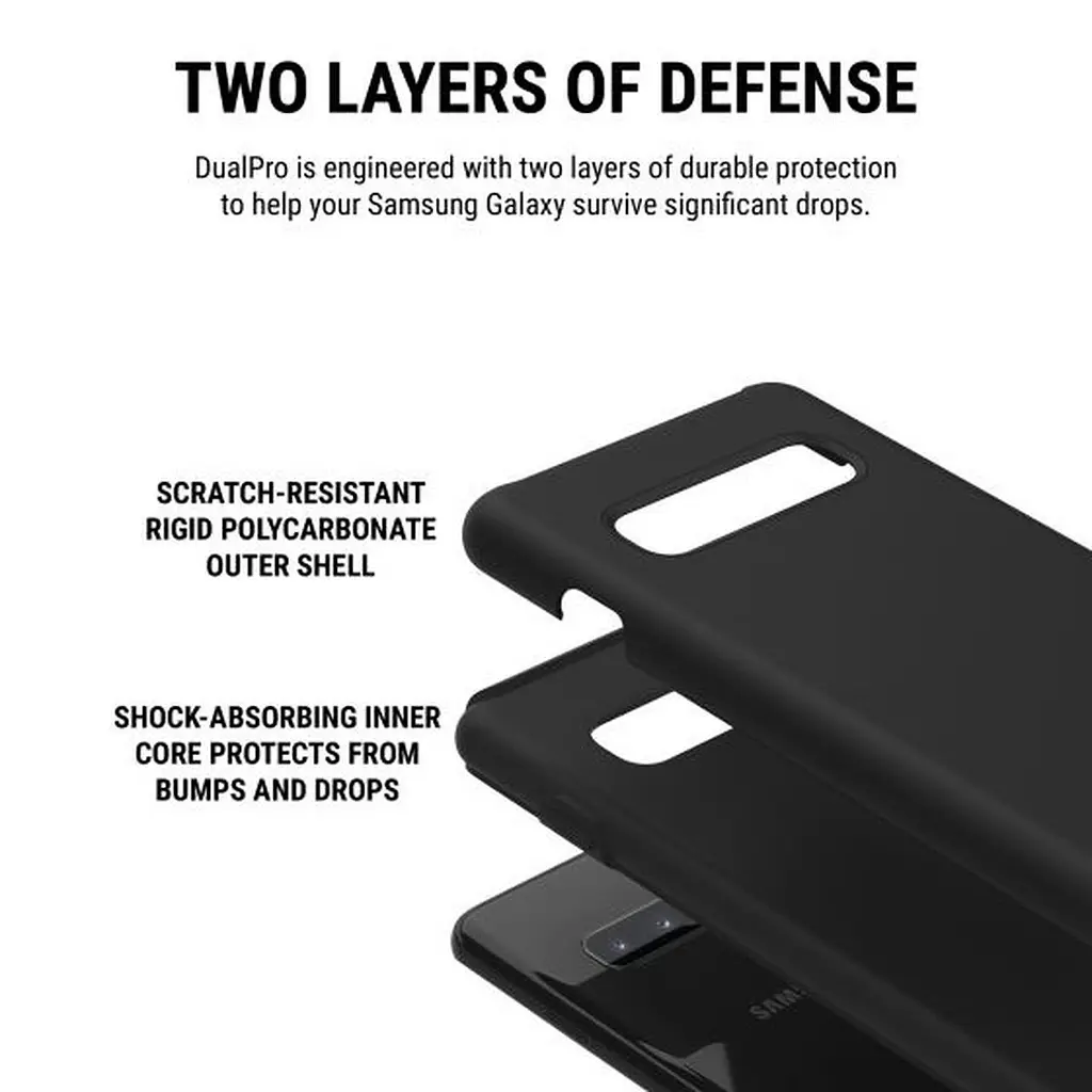 Протиударний чохол Incipio DualPro Samsung Galaxy S10e Black (SA-972-BLK) - фото 8