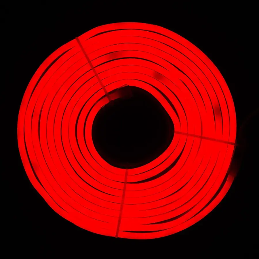 Неонова світлодіодна гірлянда-трубка Devilon SMD2835 LED 5 м червона (950064) - фото 3