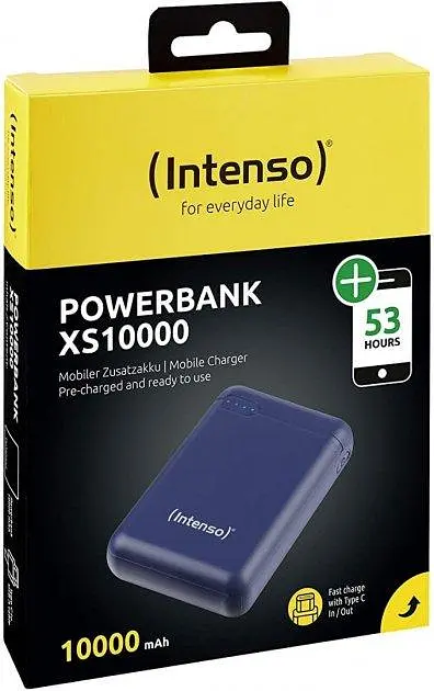 Универсальная зарядная батарея Intenso XS10000 10000mAh (Blue) - фото 6