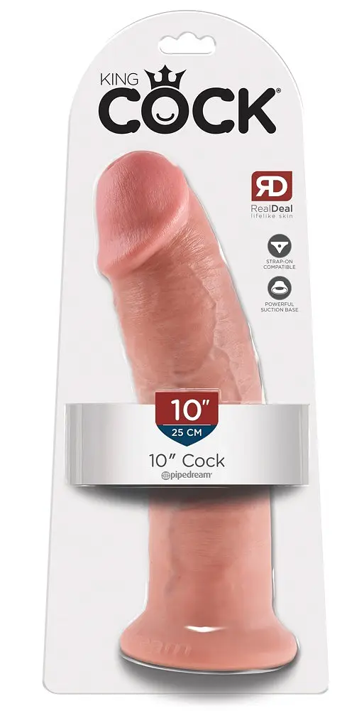 Фалоімітатор Pipedream Cock 10 Inch, 25.4 см (тілесний) - фото 5