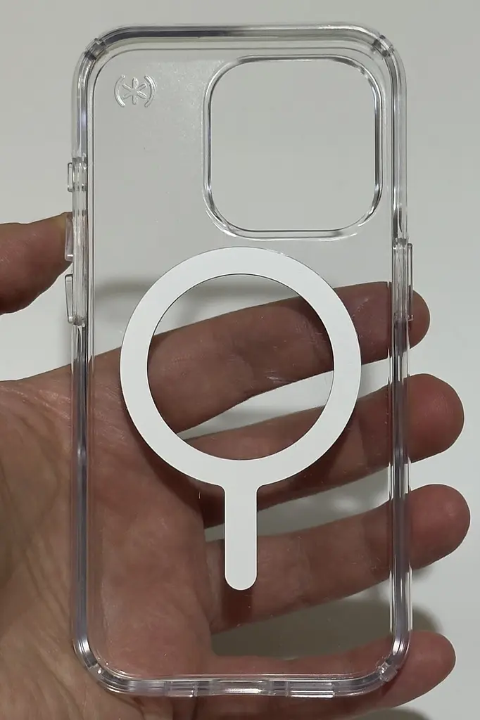 Оригінальний прозорий чохол для Iphone 15 Pro Speck Presidio Clear Case MagSafe протиударний 150559-3240 - фото 6