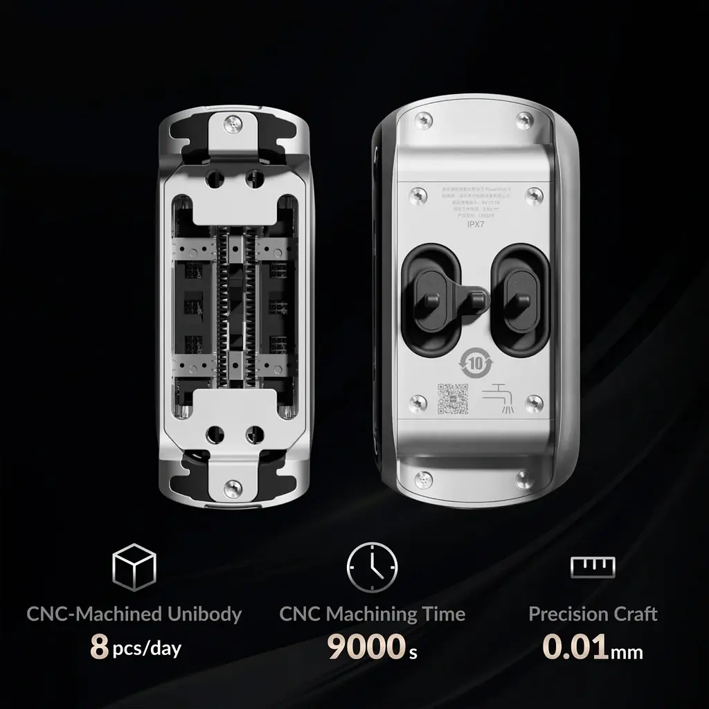 Електробритва Laifen P3 Pro срібляста (1ER91-A-XX-SI-001) [149835] - фото 12