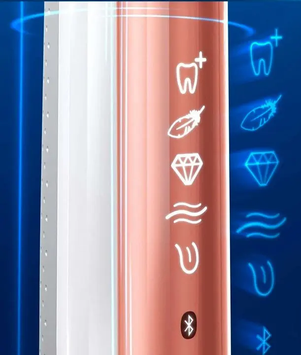 Электрическая зубная щетка Oral-B Special Edition Genius X Rose Gold, розовый - фото 3