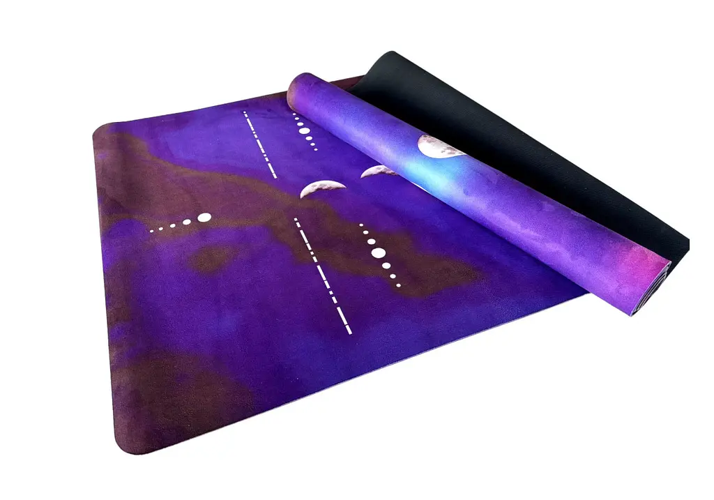 Килимок для йоги EasyFit BlueMoon 3 мм фіолетовий (EF-1926-1) - фото 2