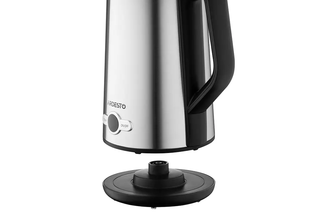 Электрочайник Ardesto Steel Collection 1.7 л Strix LED дисплей двойные стенки серебристый kuh0015399 - фото 10