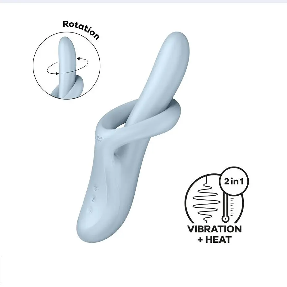 Вібратор-кролик Satisfyer Heat Flex 4 - фото 7