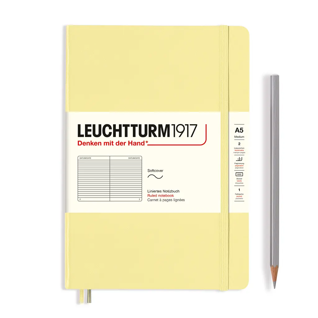 Блокнот Leuchtturm1917, Smooth Colours, Середній, М'яка обкладинка, Lilac, Крапка (365497) - фото 6