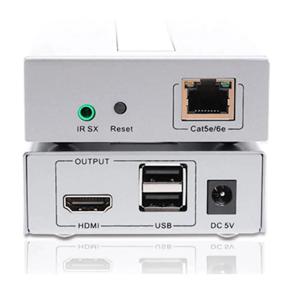 Подовжувач відеосигналу HDMI 50m Dtech DT-7054 USB 2.0 with IR (74-00012) - фото 2