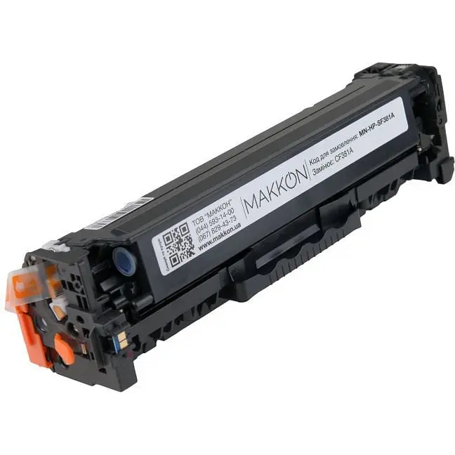Картридж Makkon для HP CF381A (312A) cyan (MN-HP-SF381A) - фото 2