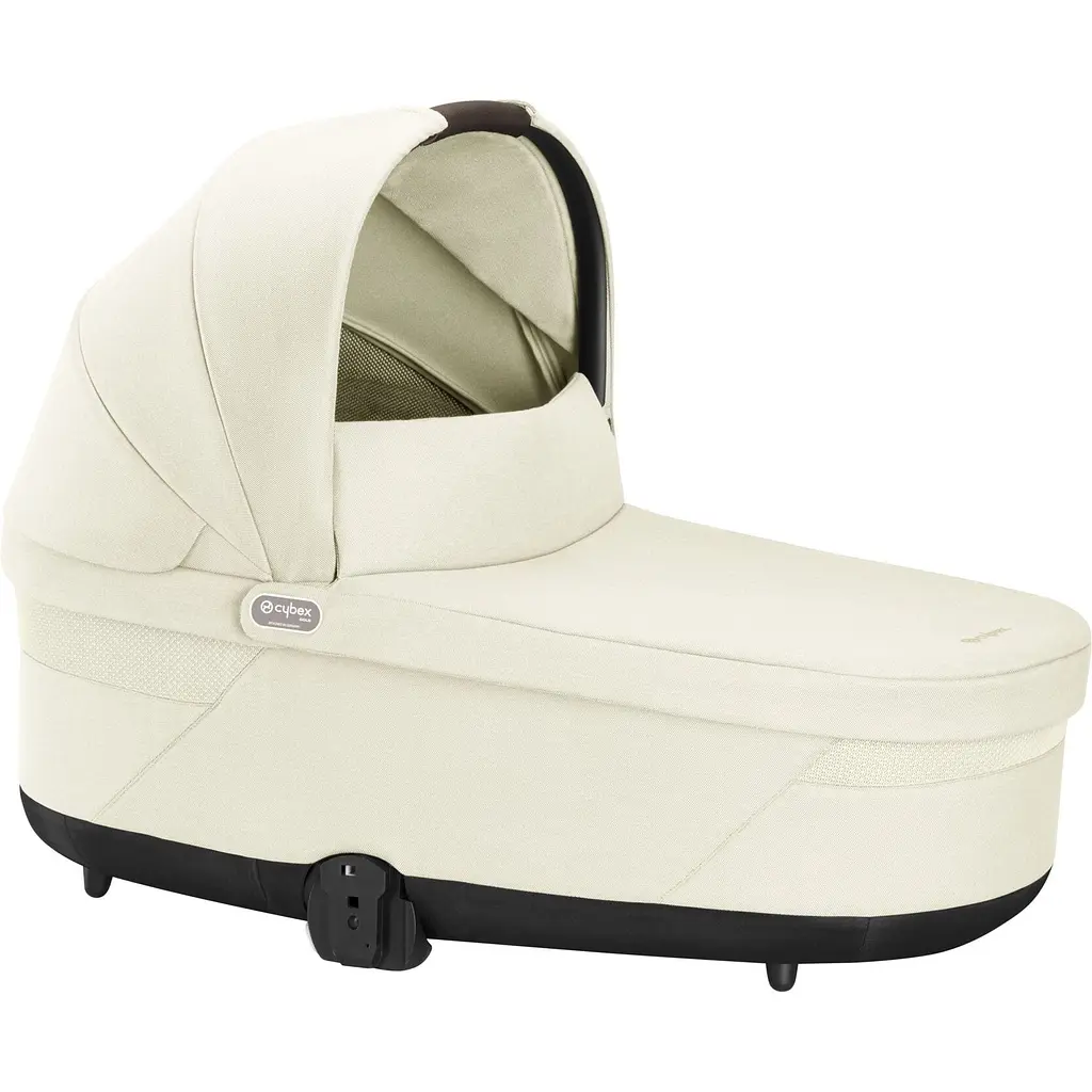 Коляска Cybex Balios S Lux TPE Seashell Beige з бампером + Люлька Cybex S Seashell Beige - фото 3
