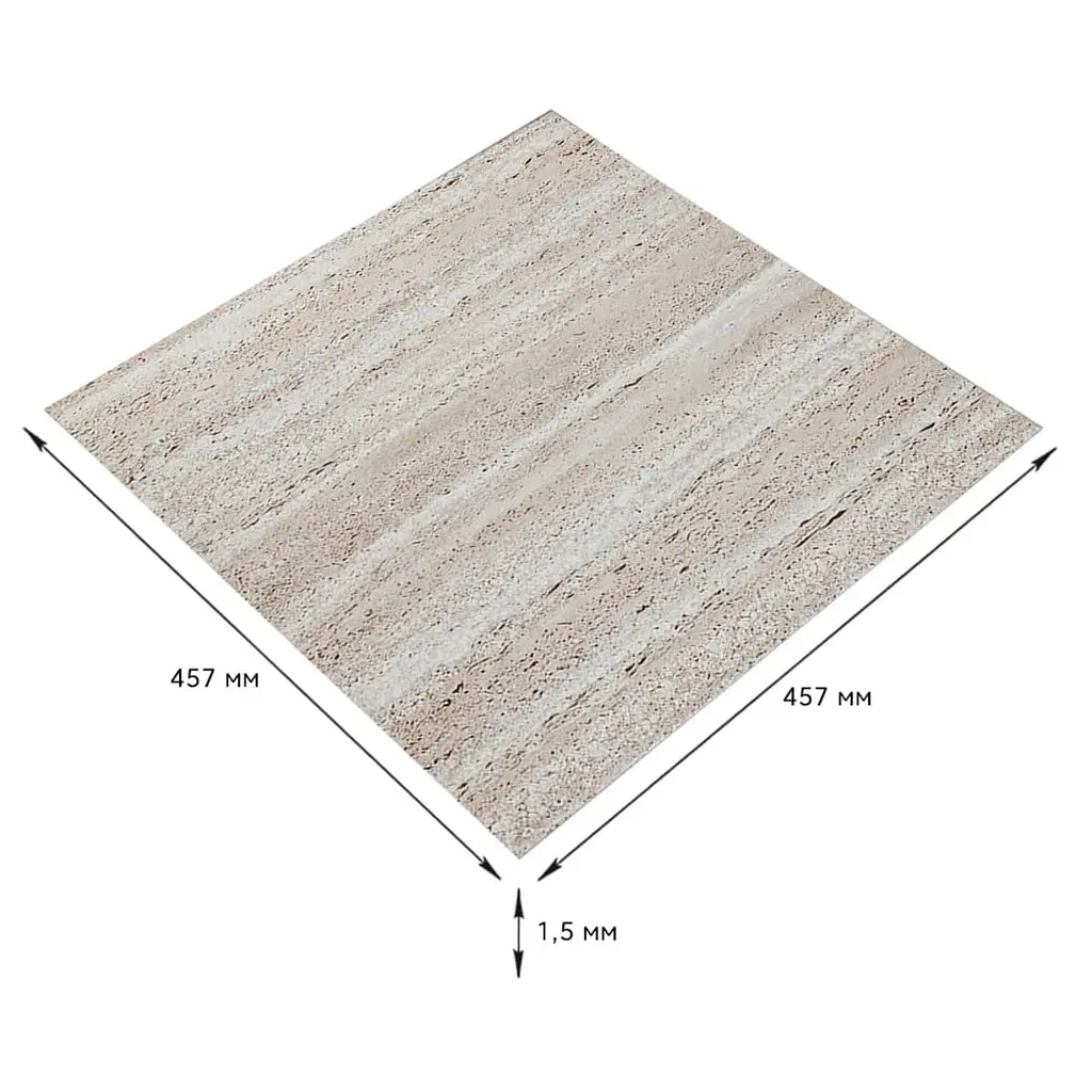 Самоклеюча LVT плитка 457*457*1.5mm (D) SW-00002461 - фото 6