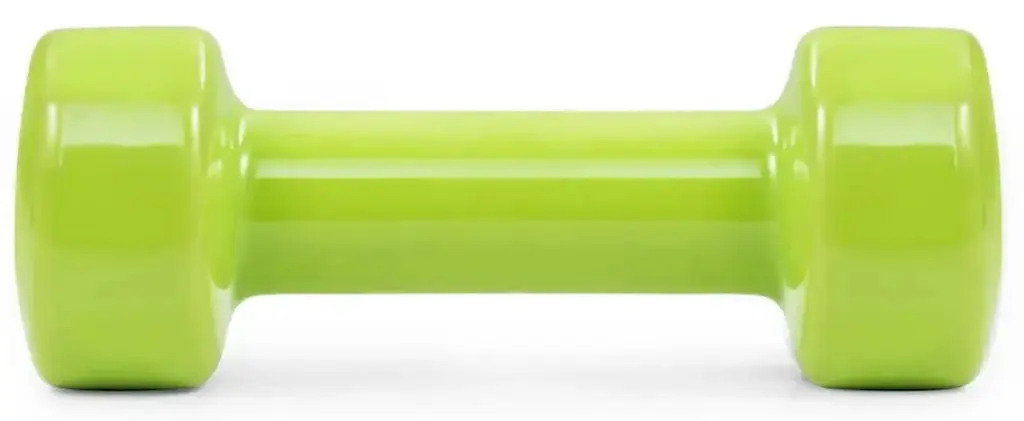 Гантель виниловая PowerPlay 4125 Achilles 3 кг Зеленый 1 шт (PP_4125_3kg) - фото 2